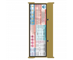 WhiteCoat Clipboard® Trifold - Tactical Brown Anesthesia Edition
